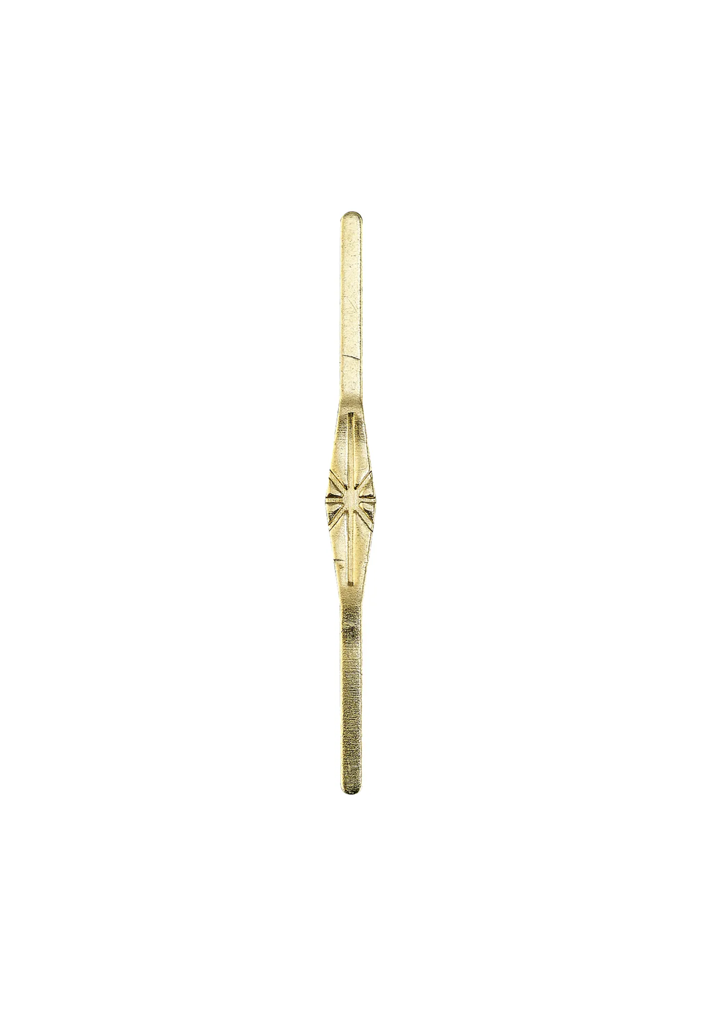 Single Star Straight Link 10X10 Gold C90047  Diyas Crystal Link